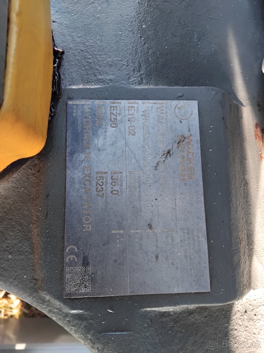 Pásový Bagr Wacker Neuson EZ50 - 10