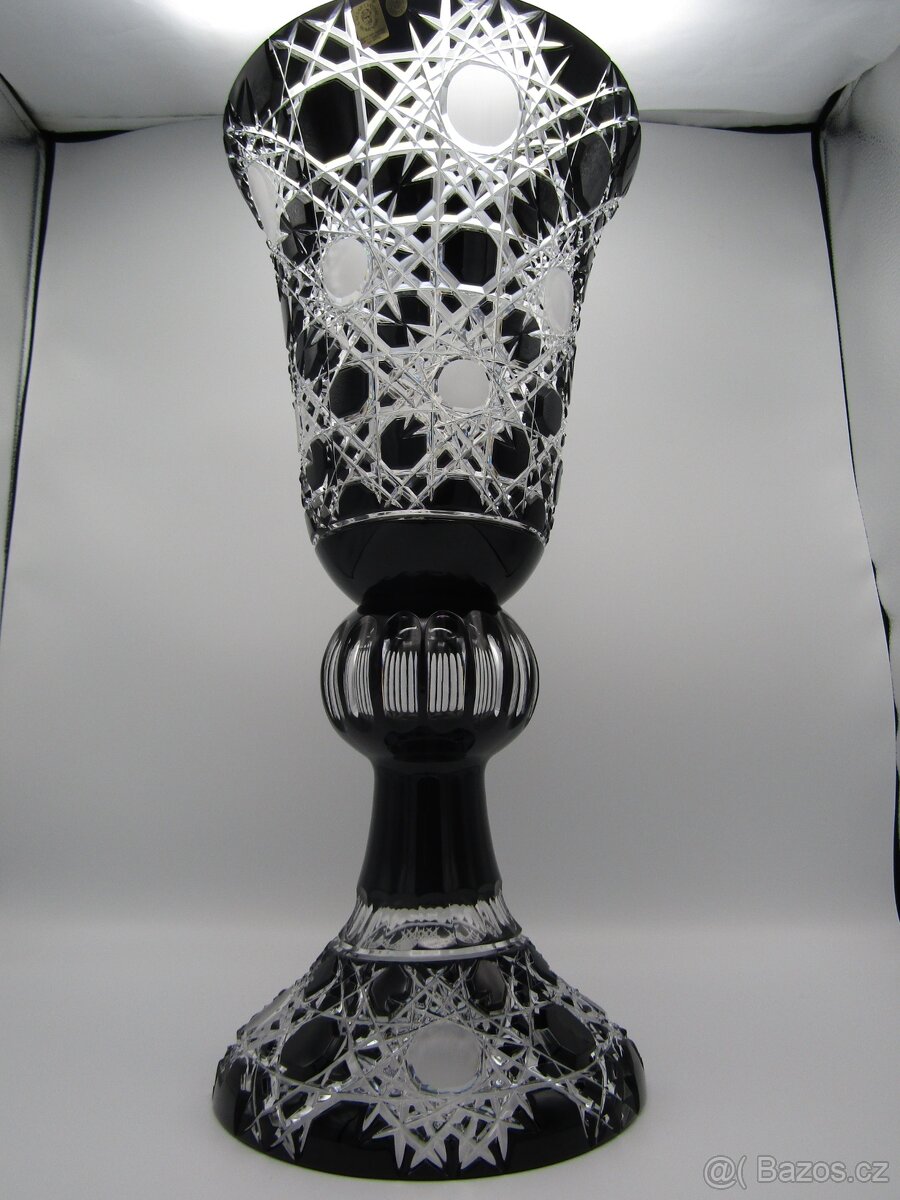 set vázy barevný křišťál ceasar crystal dekor Flake - 10