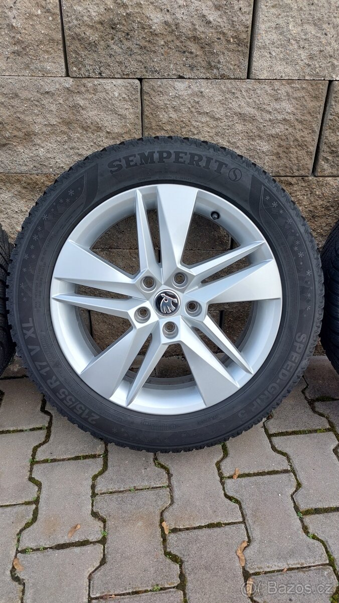 Alu kola 5x112 r1 originál Škoda Superb - 10