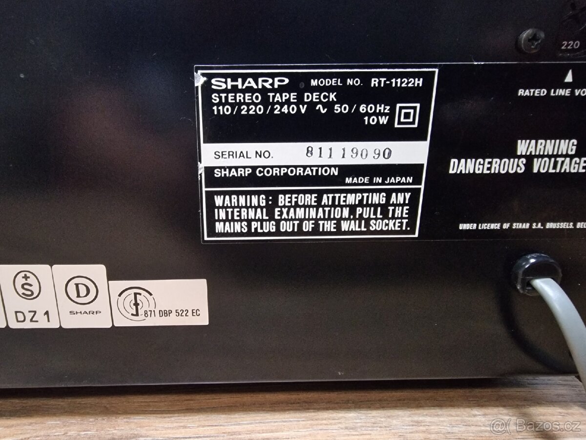Vintage tape deck Sharp Rt-1122 - 10
