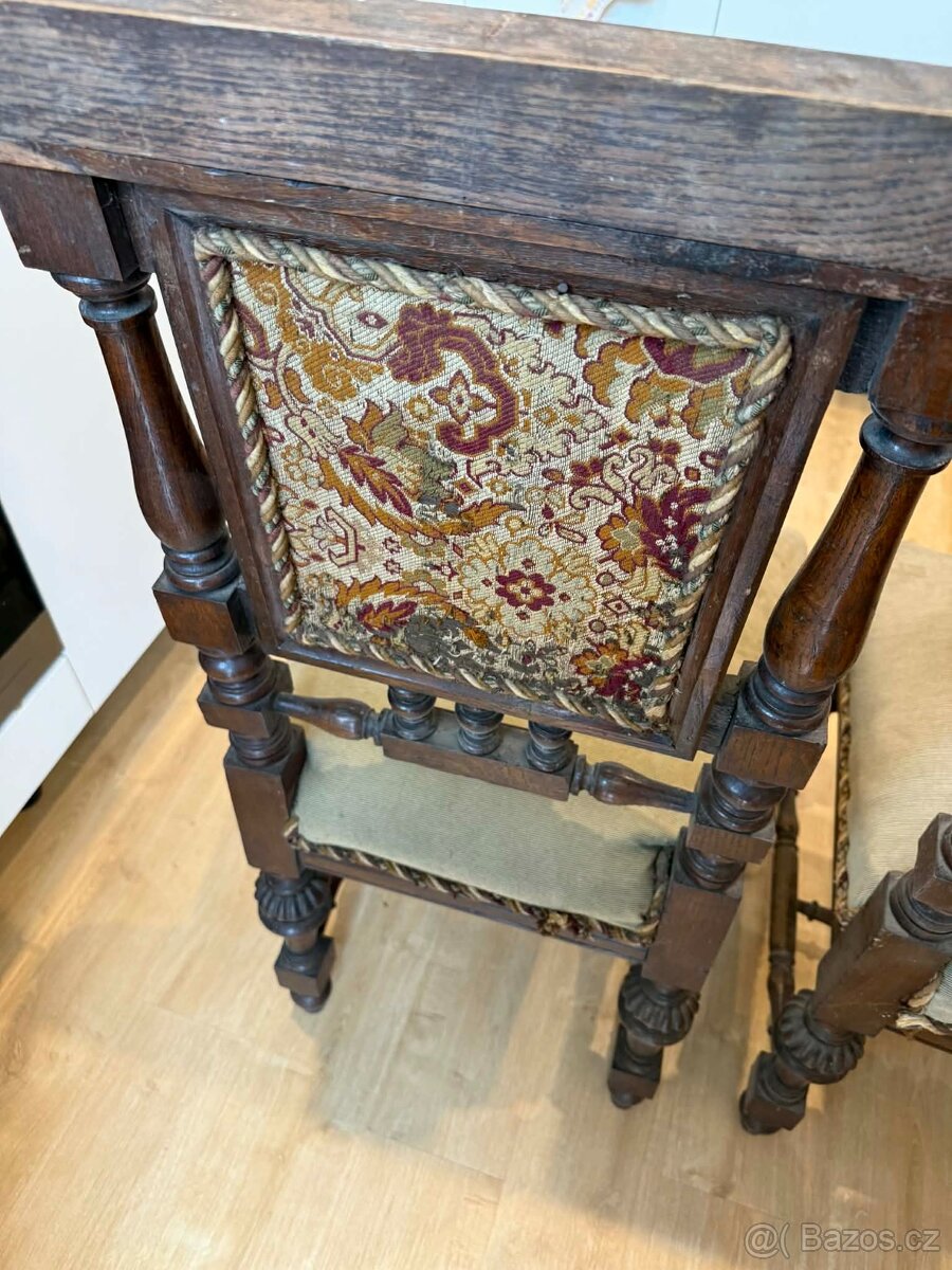 Starožitné židle - styl renesance - 10