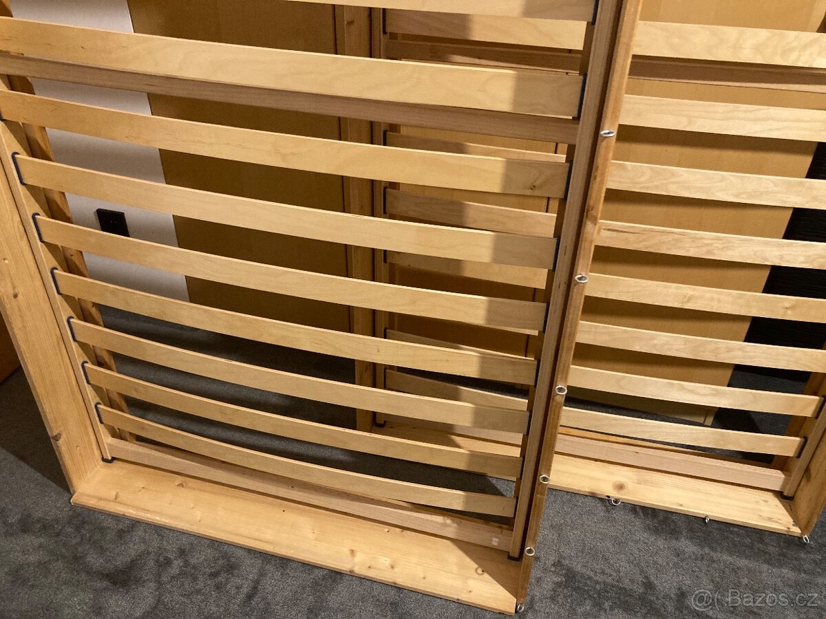 Postel vysoká 200x100 cm , 2x - 10