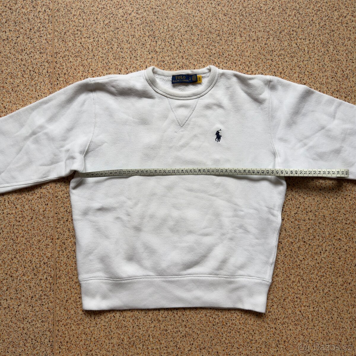Ralph Lauren Polo bílá mikina | vel. S - 10