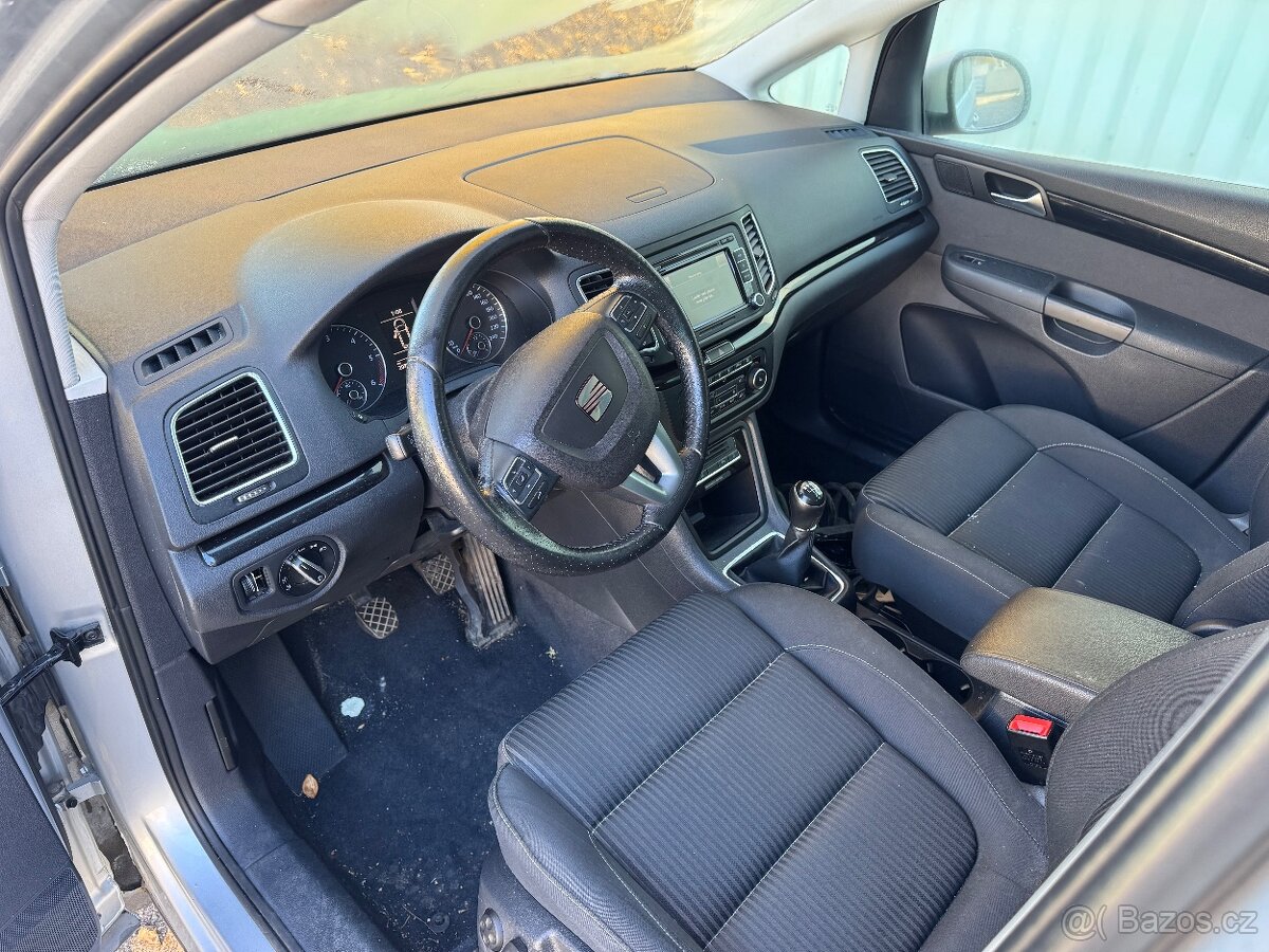 SEAT ALHAMBRA 2,0 TDI,103 KW,ROK 2012,NAJ 208 TKM,KLIMA - 10