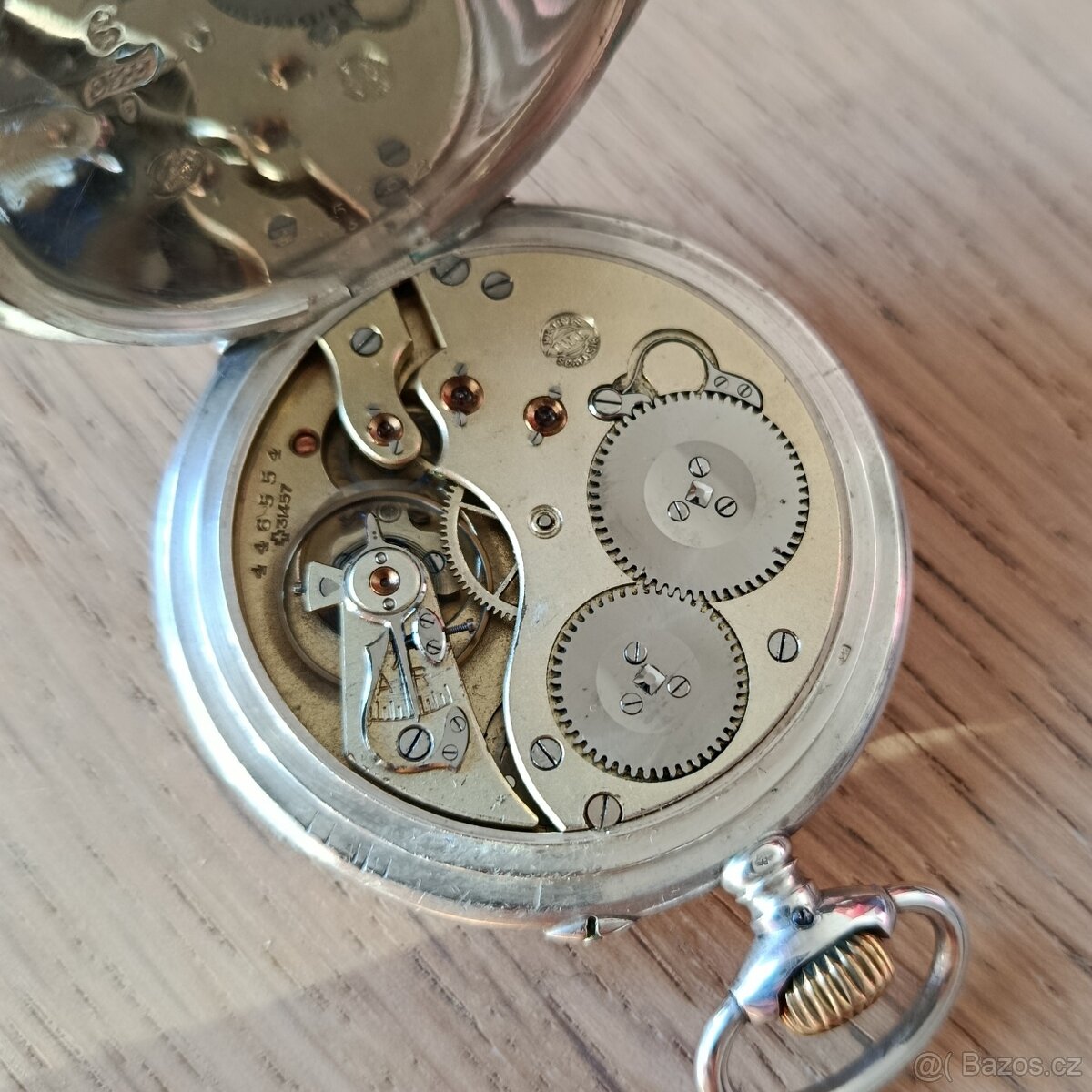 Stříbrné kapesní hodinky IWC SCHAFFHAUSEN - 10