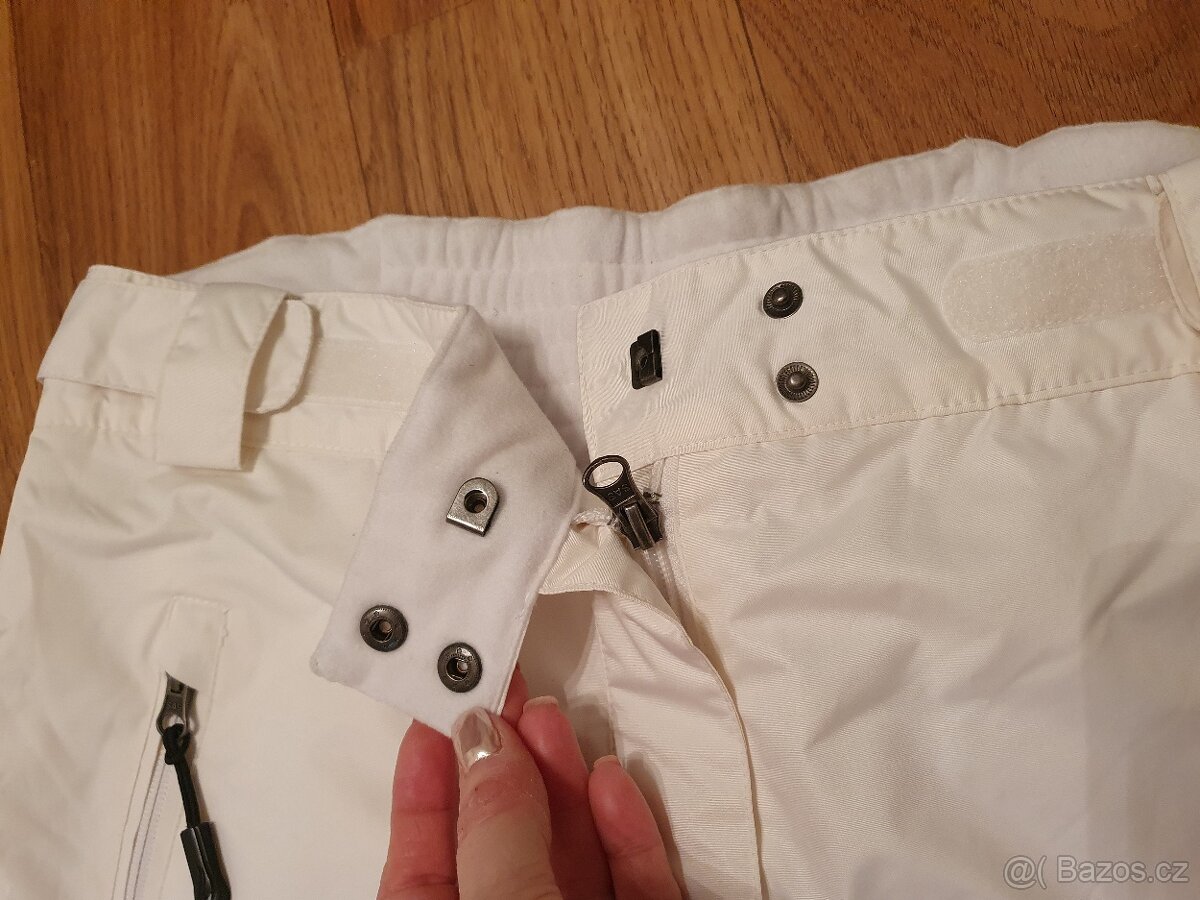 Damske lyzarske bile kalhoty na lyze Crivit insulate L/40 - 10