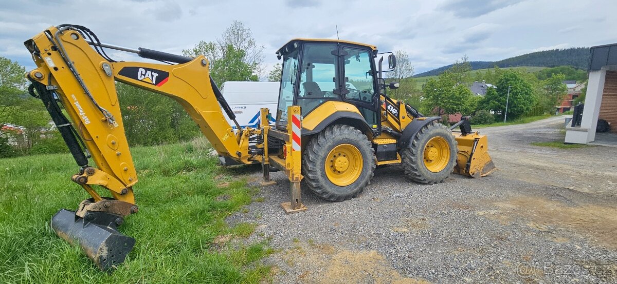 Caterpillar Cat 434 F2, Traktorbager 444 - 10