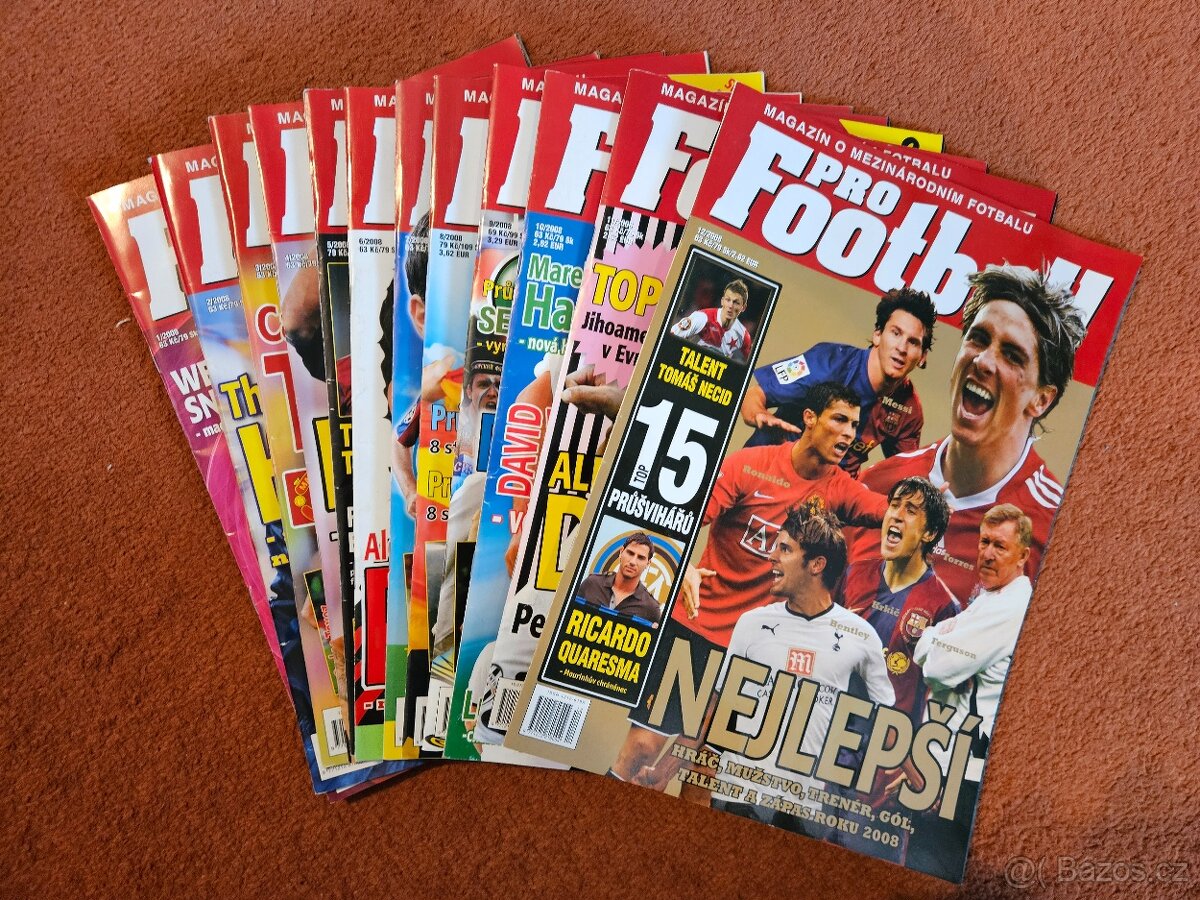 Časopisy ProFootball, Hattrick, ročenky, plakáty - 10