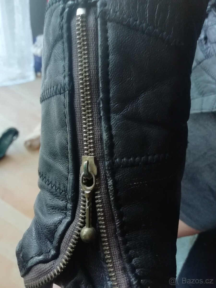 Kožená značková bunda z Itálie, Mirage, M - 10