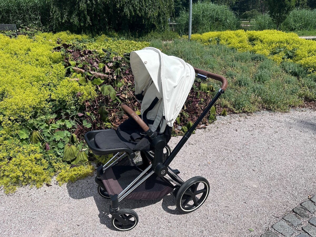 KOČÁREK CYBEX E-PRIAM seatpack Off White - 10