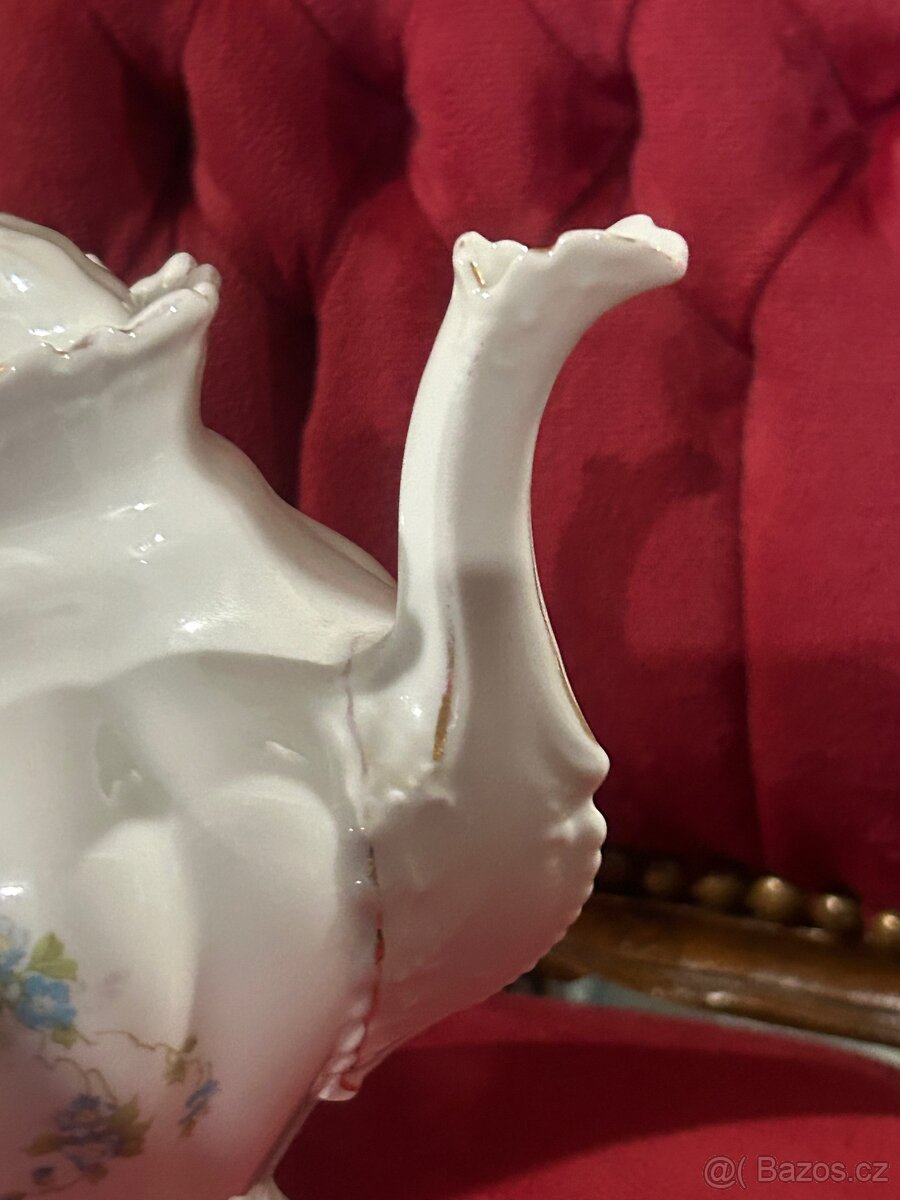 Starožitná porcelánová konvička M.Z. Austria - 10