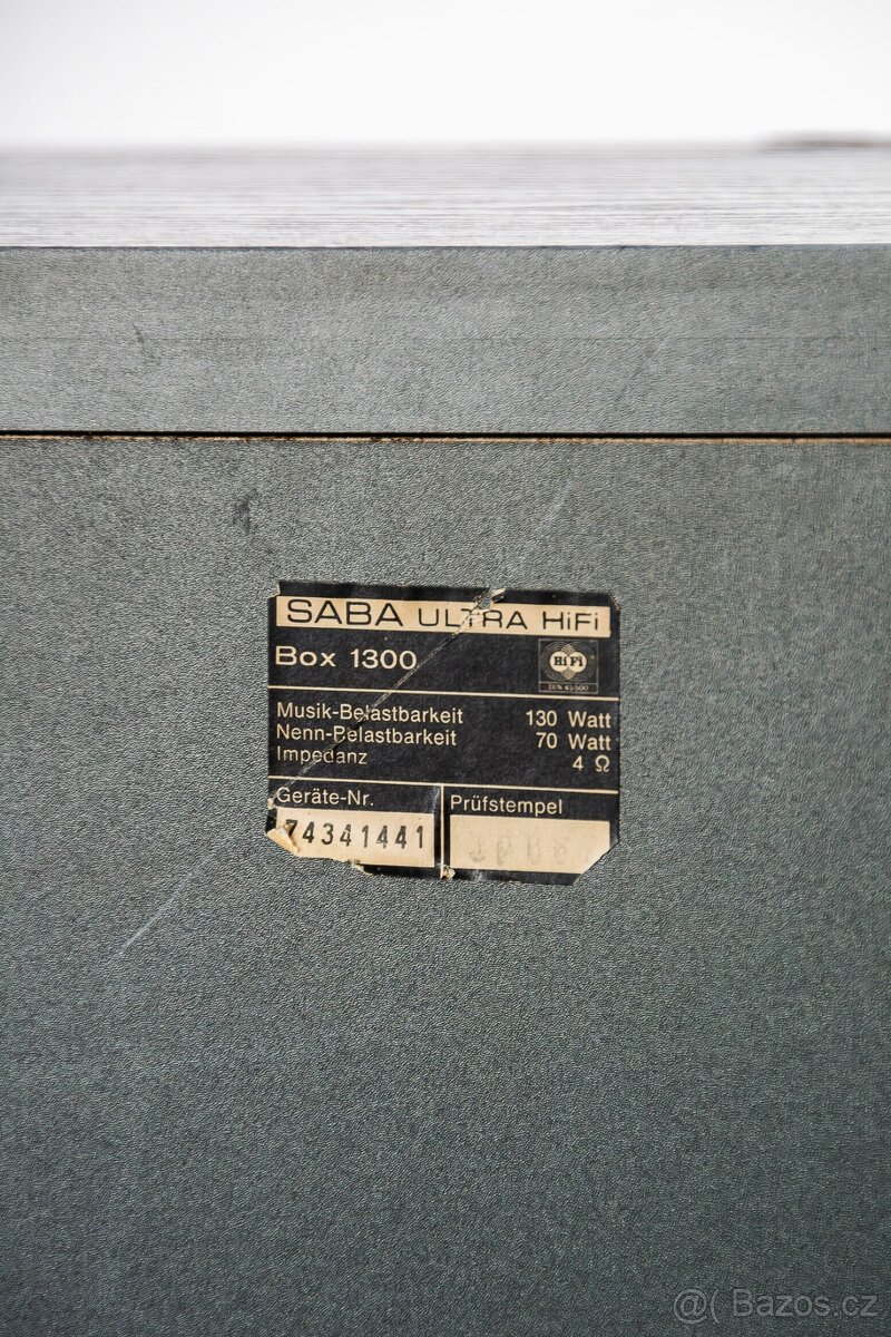 SABA Box 1300 / nejvyšší model / záruka - 10
