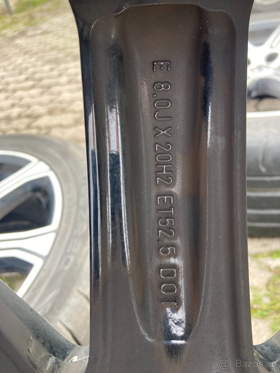 Sada alu kol Volvo 5x108, pneu letní 255/45/20 - 10