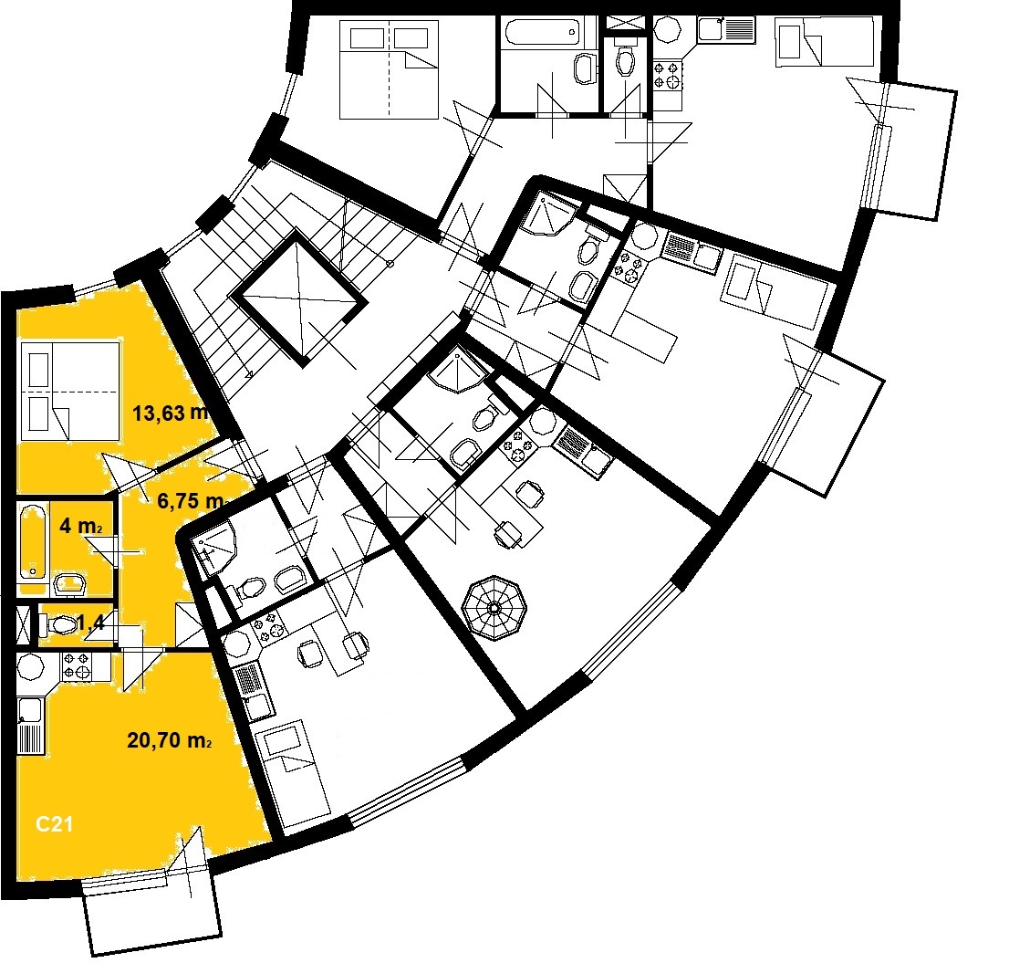 Pronájem 2+kk, Jindřichův Hradec - 10