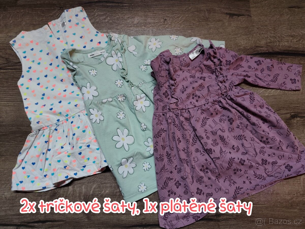 Velký balík oblečení pro holčičku 86 - 10