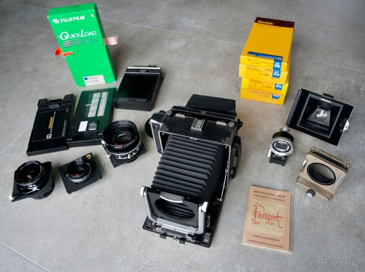 Linhof MASTER Technika 4x5", 3 vysoce kvalitní objektivy, s - 10