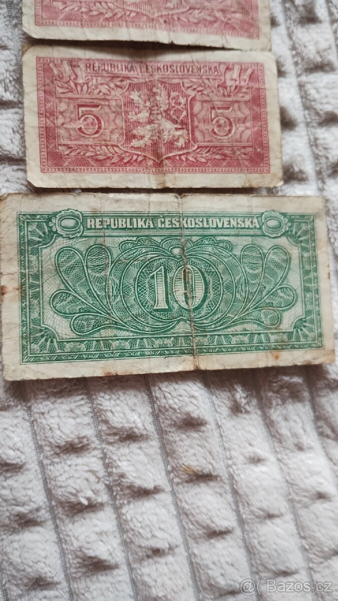 Bankovky -3 kusy - 10