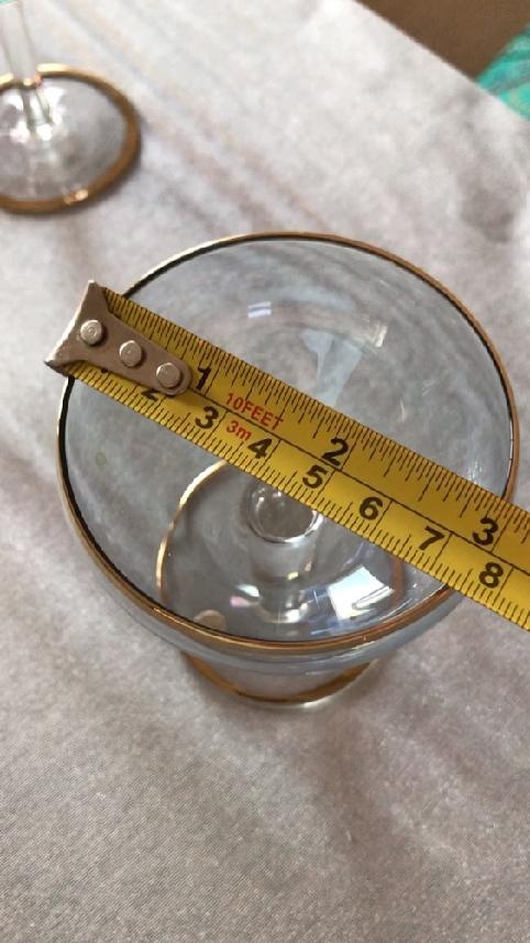 skleničky s barevnými kalichy - 10