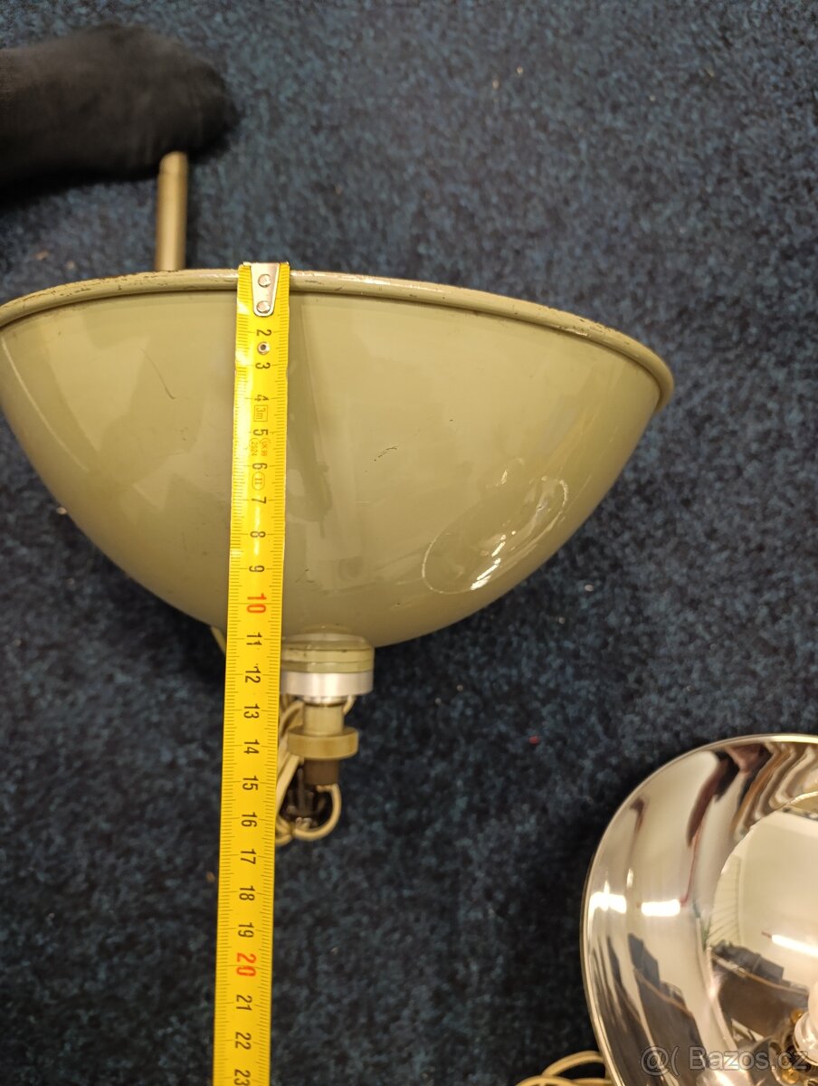 2x Retro lampy - chrom - 10