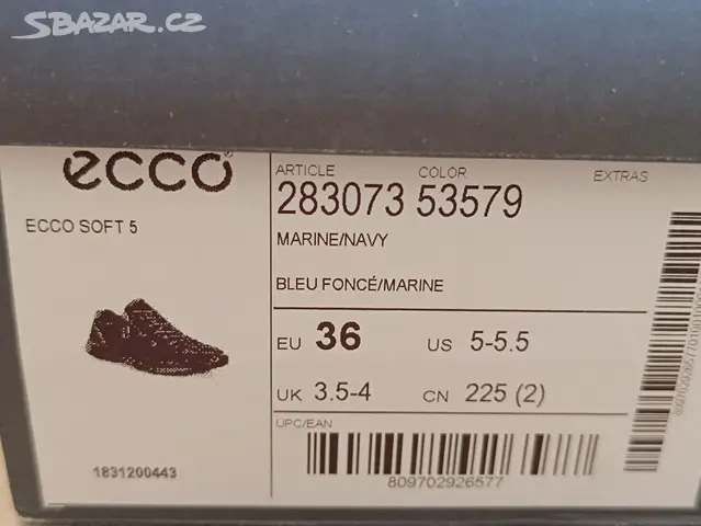 Nové dámské,dívčí boty/kůže ECCO vel.36 - 10