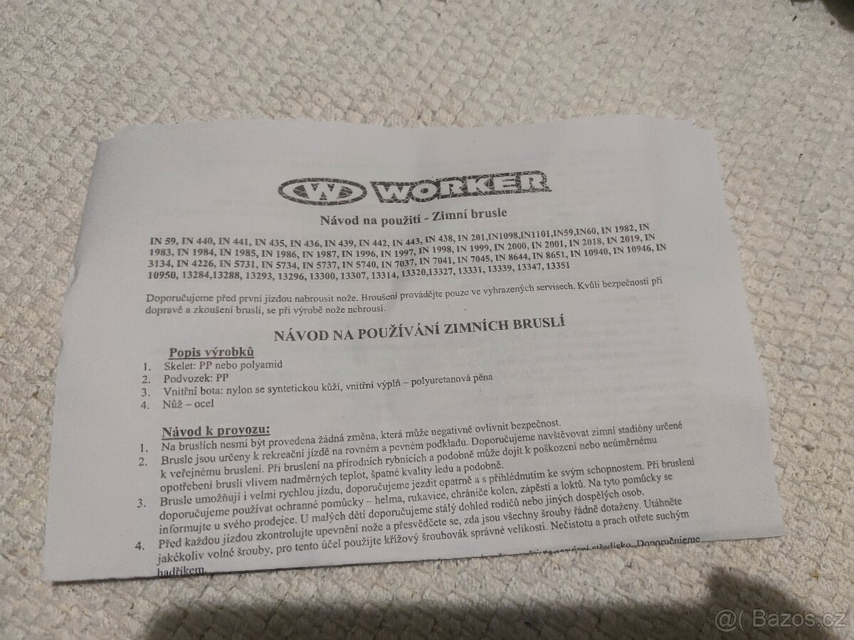 Zimní brusle WORKER Izaky Pro - s kožíškem, vel. 30-33 - 10