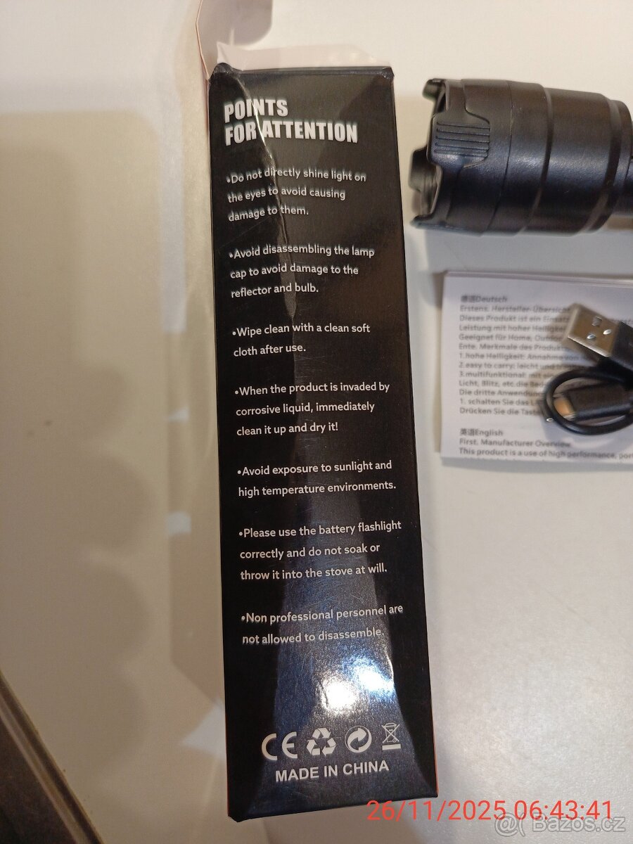 Taktická svítilna. - 10