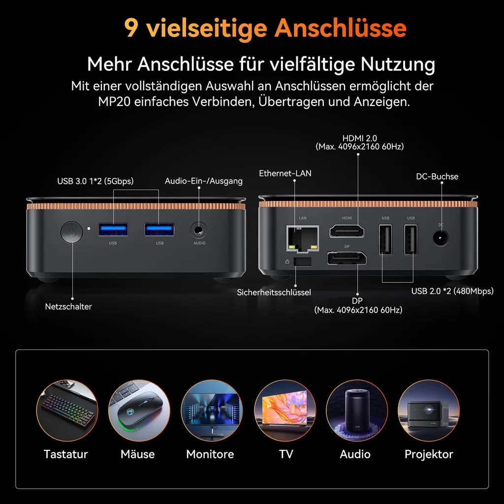 Mini PC, procesor Intel, 512 GB - 10