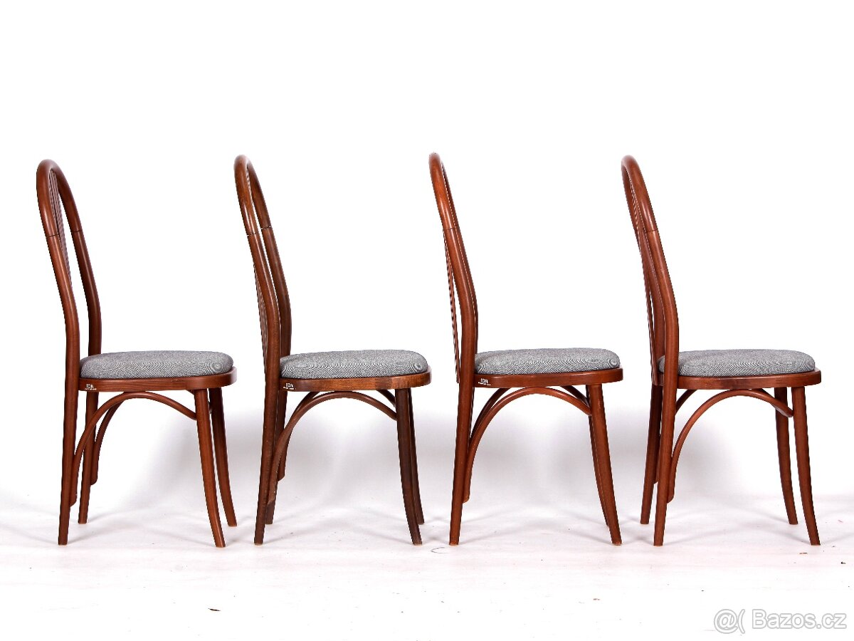 Vysoké jídelní židle TON, 100 % stav. - 10