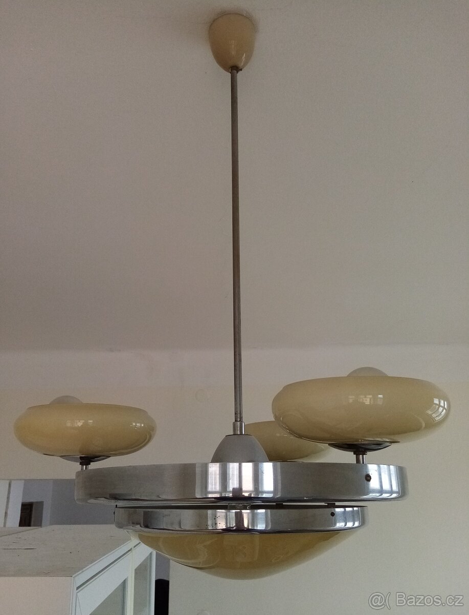 Retro funkcionalistický lustr Sandrik - 10