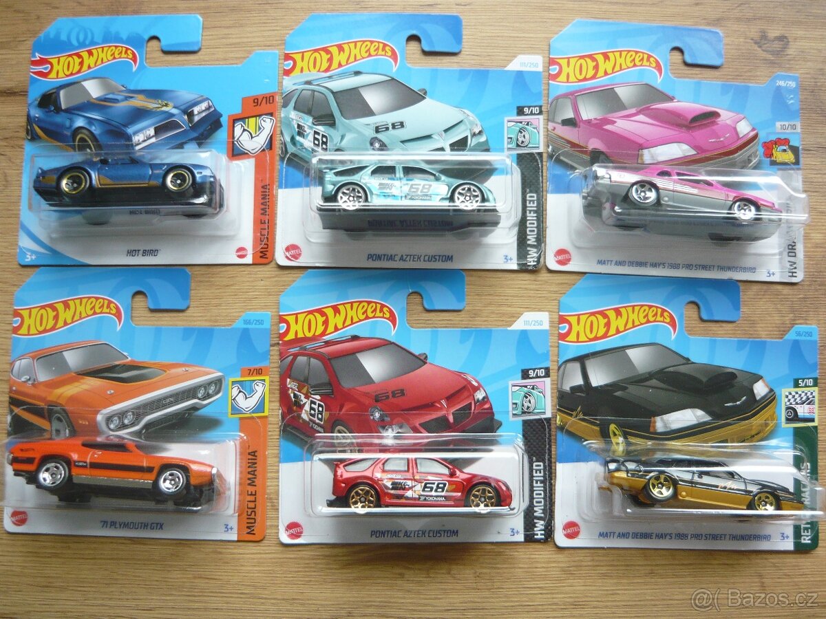 AUTÍČKA HOT WHEELS - 10