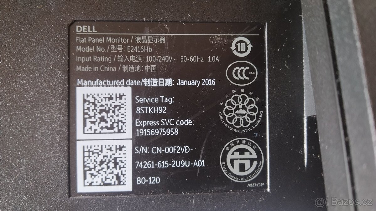 PC sestava Dell workstation Xeon, monitor - 10