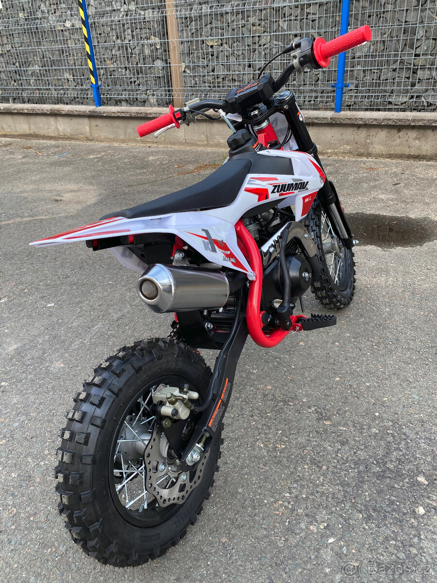 Pitbike Zuumav K1 110cc 12/10 - červená - 10