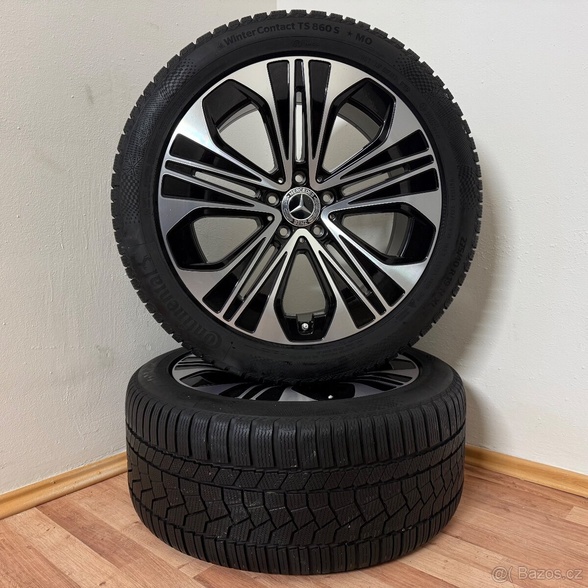 DVOUROZMĚRNÁ MERCEDES E W214 5x112 R19+ZIMNÍ PNEU 8/7mm+TPMS - 10