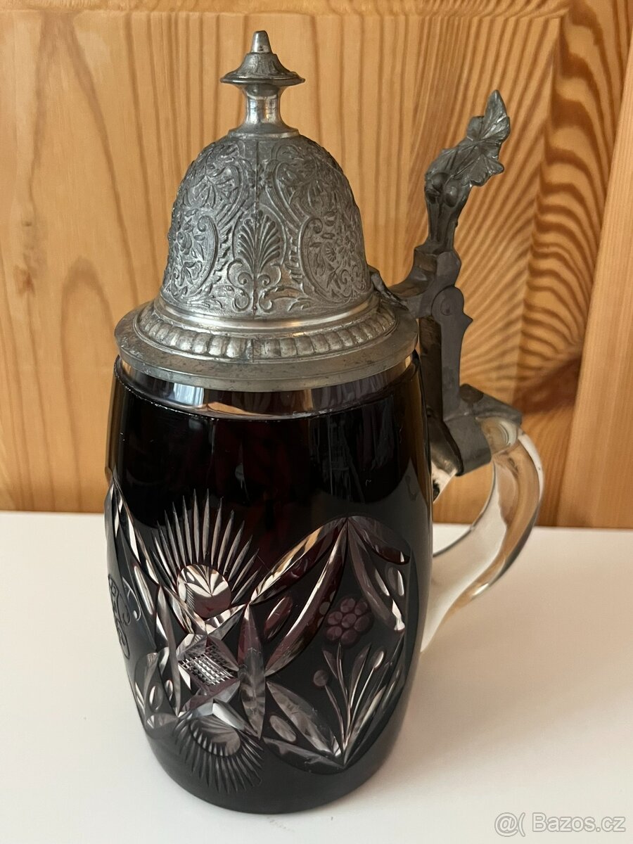 Starožitný pivní korbel - 10