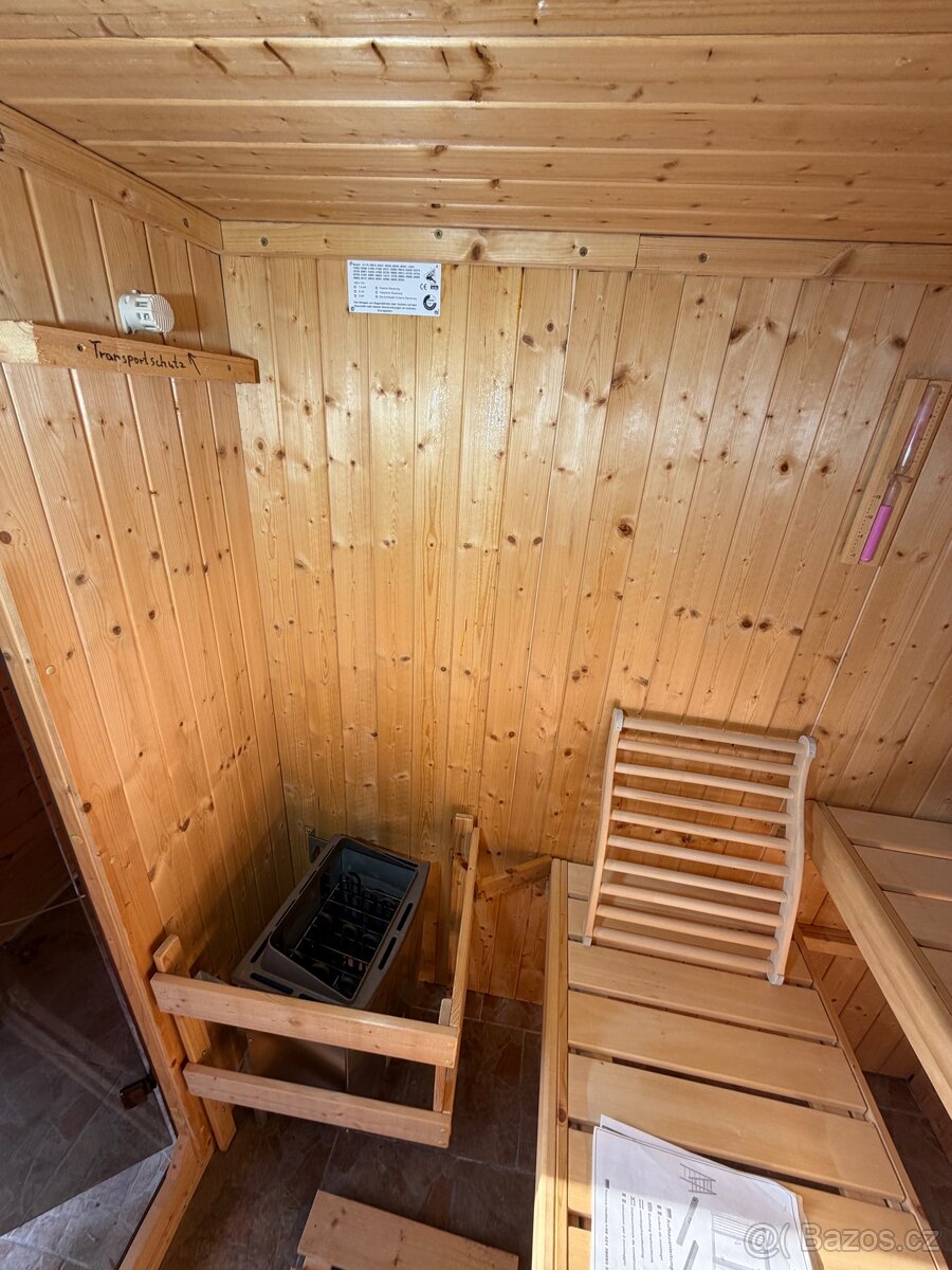 Finská sauna Karibu 198x198cm - 10