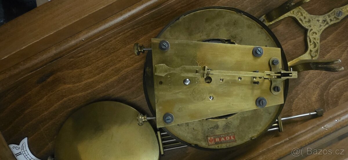 Staré ast deco nástěnné hodiny - 10