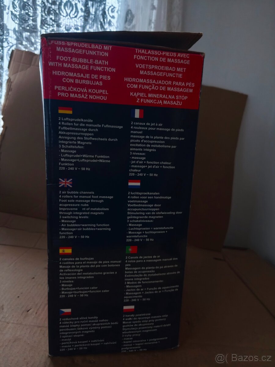 Masážní vanička na nohy Support Plus - 10