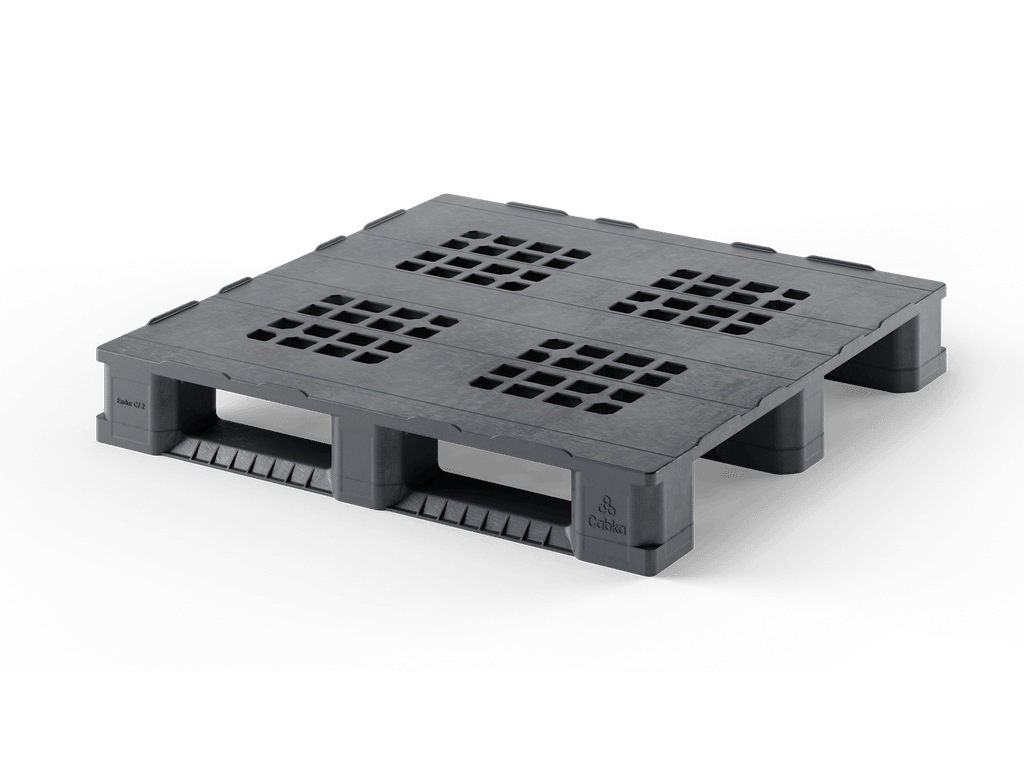 Pevnostní kontejnerové plastové palety ENDUR i7.2, 114x114 - 10