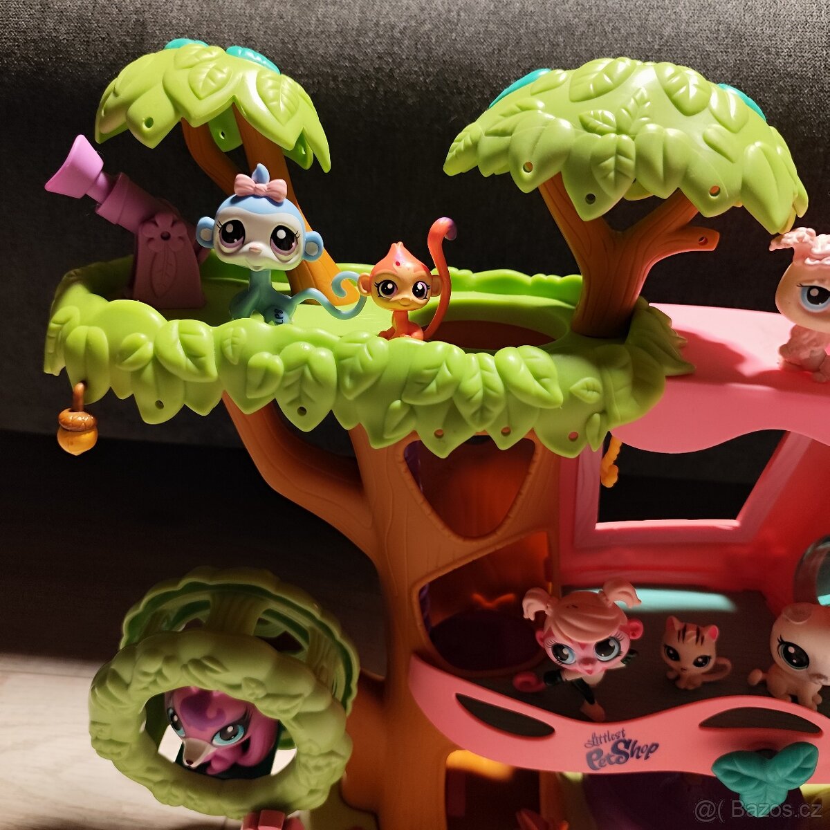 LPS krásná sadička stromový domeček zvířátka a doplňky - 10
