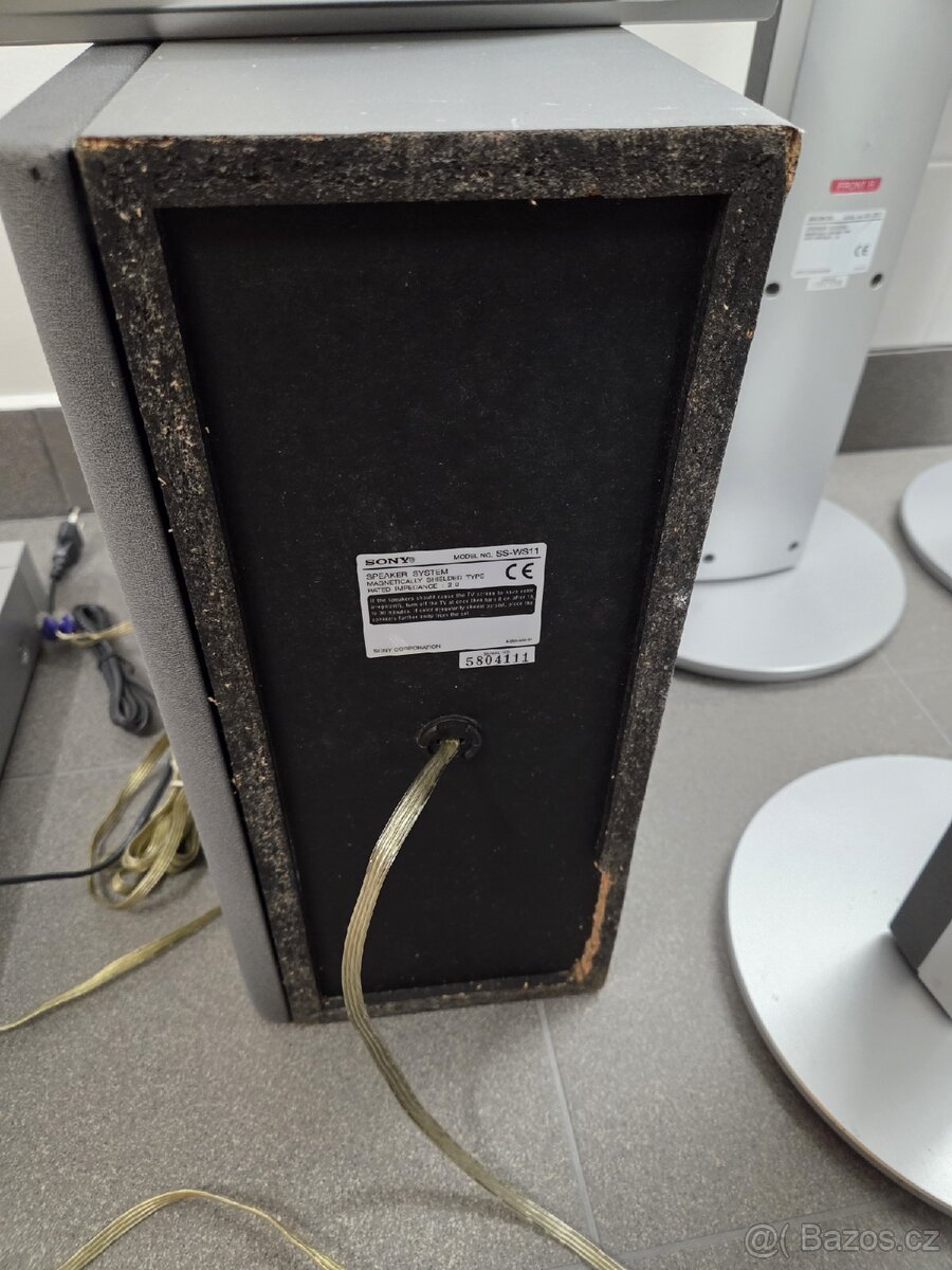 Domácí kino Sony DAV-SB300 s reproduktory TS11, CT11 a WS11 - 10