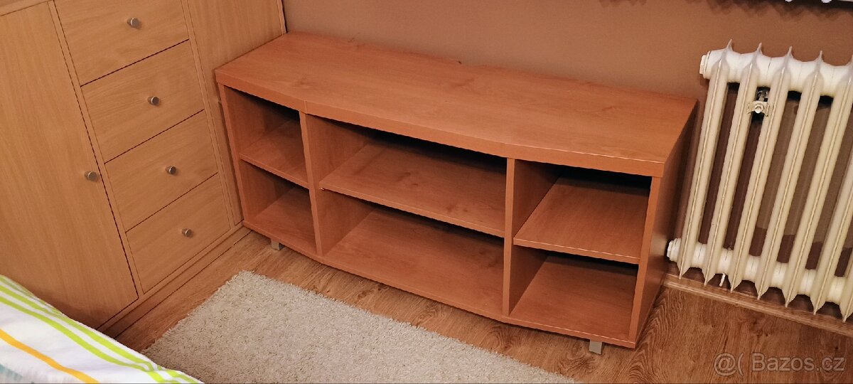 Tv a hifi stolek dřevo masiv - 10