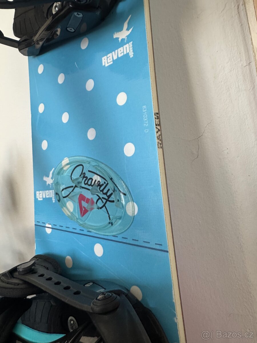 Snowboard Raven s vázáním Gravity 140 cm - 10