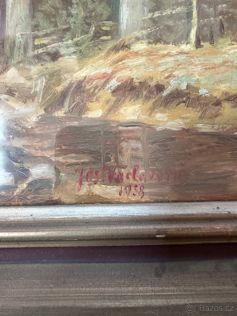 Obrazy retro staré. - 10