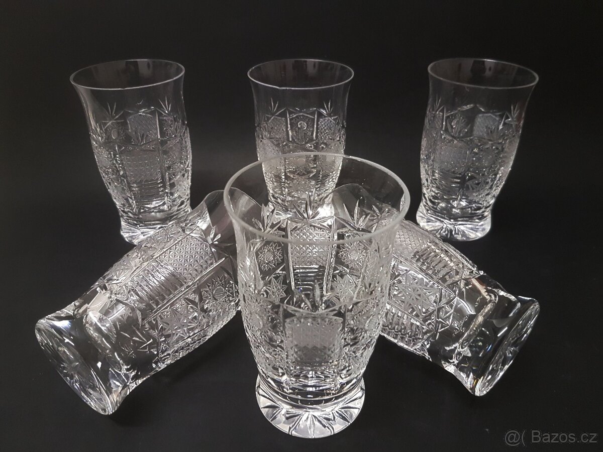 Sklenice broušené - 10