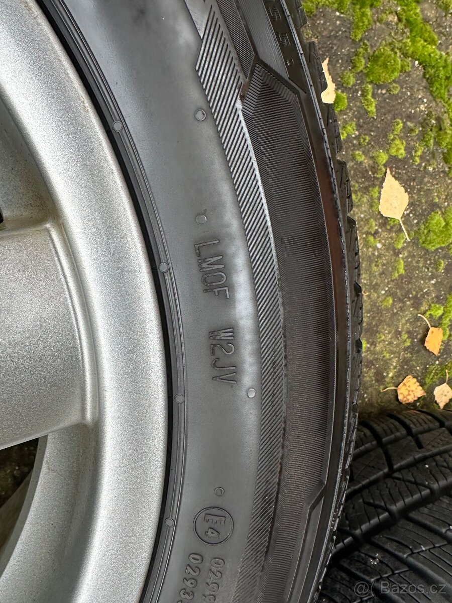 Alu kola Borrbet 5x122 r16, zimní pneu 205/55/16 - 10