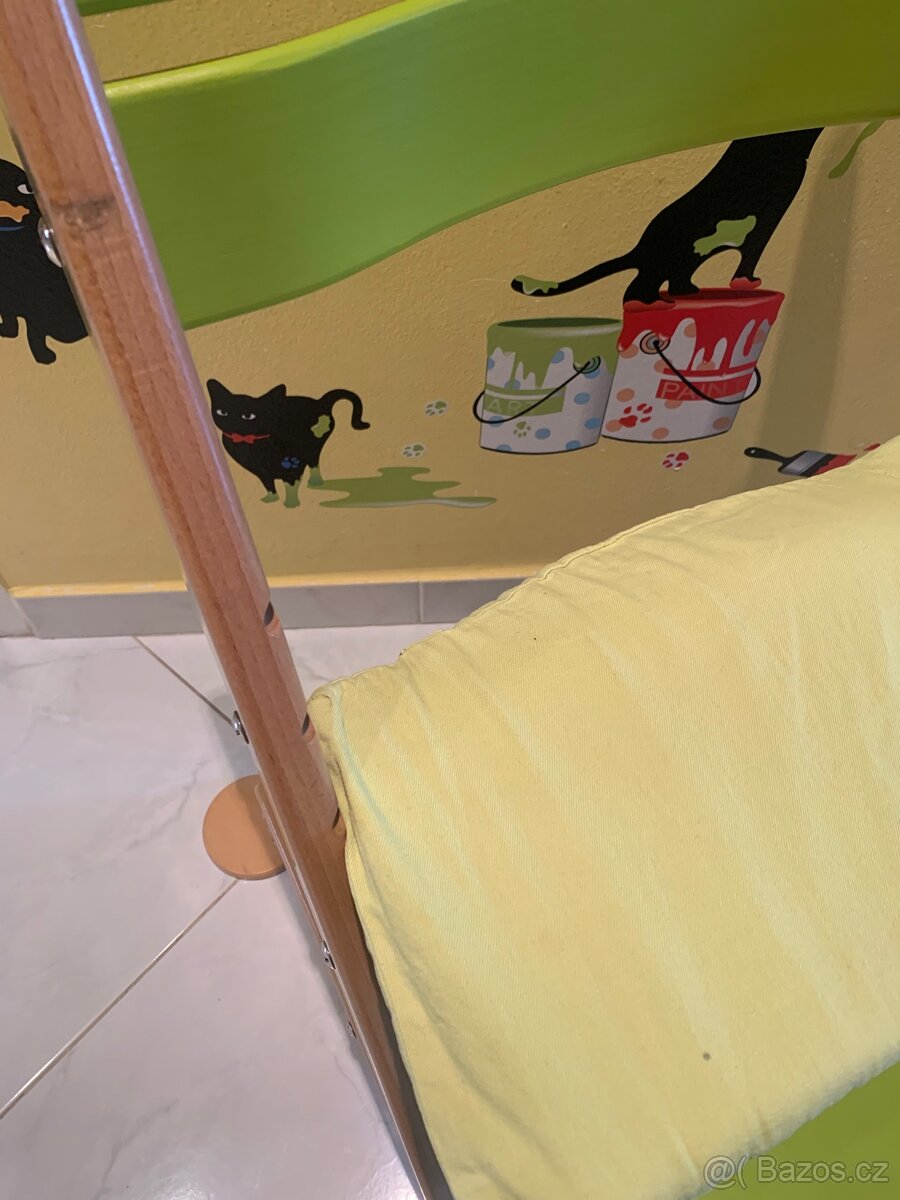 Dětská rostoucí židle Jitro zelená - 10