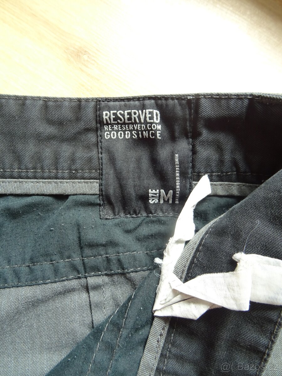 Pánské šedé kalhoty Reserved - velikost M - 10