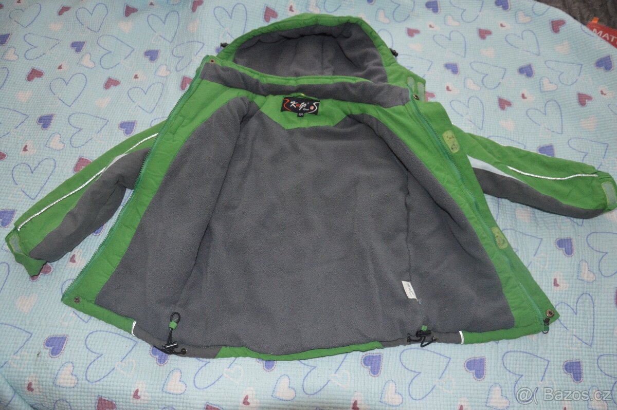 116 122 zimní bunda Kugo Lupilu oteplováky kombinéza - 10