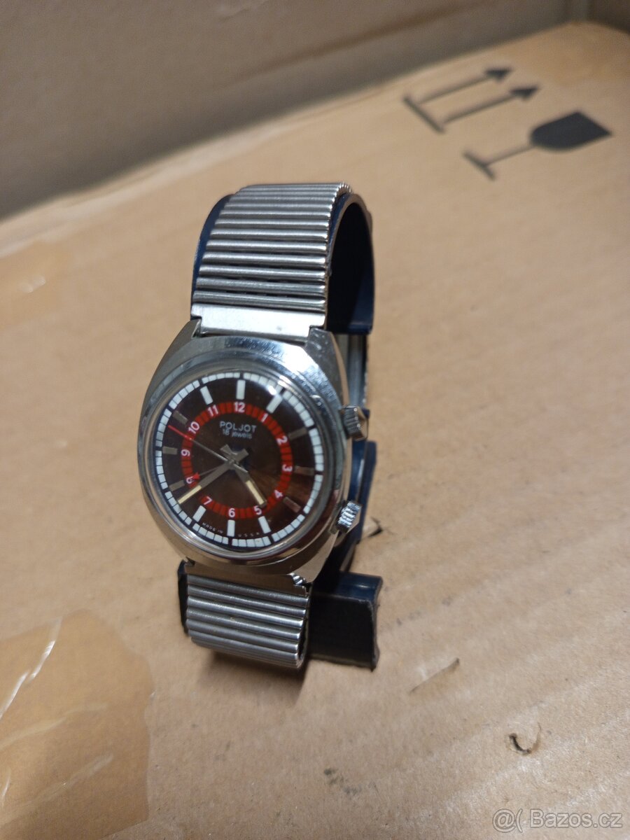 Pánské hodinky POLJOT budík . - 10