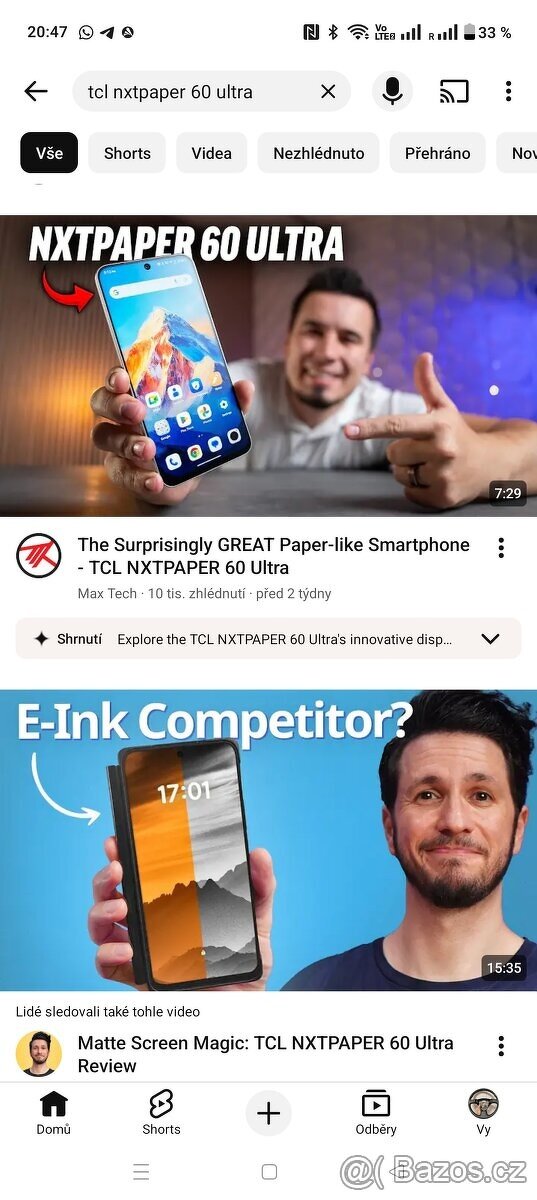 TCL NXTPAPER 60 ULTRA Novinka, Uvedení na trh 9/2025 - 10